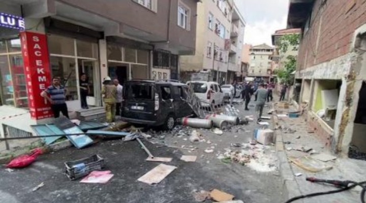 İstanbul da bir iş yerinde patlama: Yaralılar var