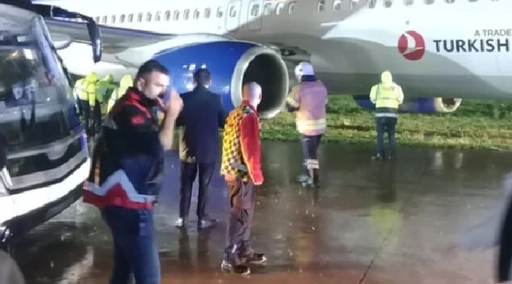 ?stanbul'da yolcu uça?? pistten ç?kt?