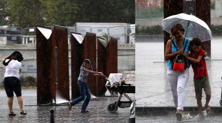İstanbul yağışa teslim.. Vapur seferleri iptal
