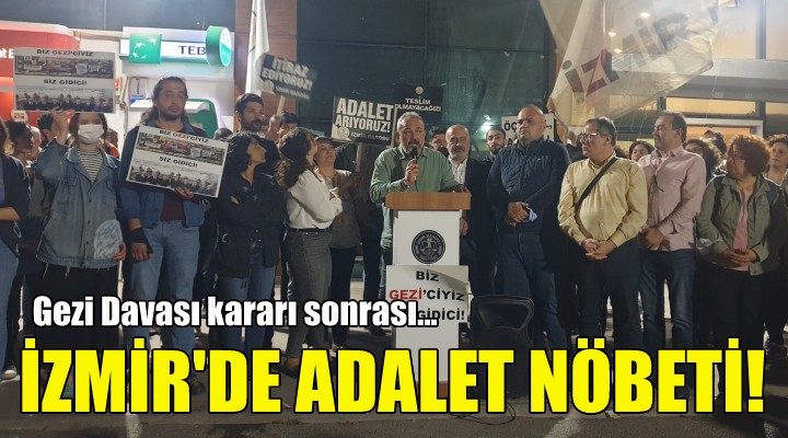 İzmir Barosu ndan Adalet Nöbeti!
