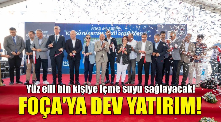İzmir Büyükşehir Belediyesi’nden Foça’ya dev yatırım!