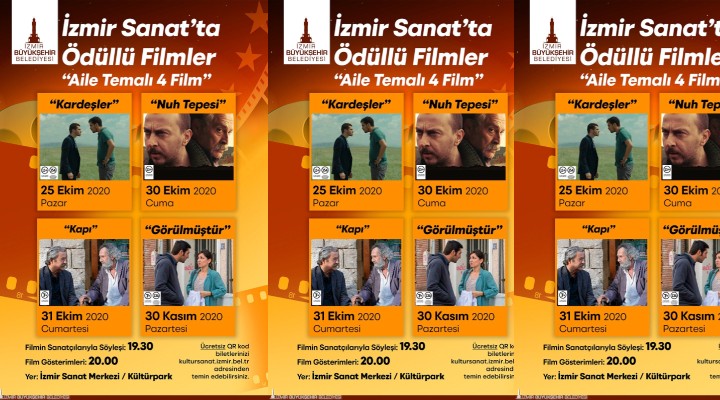 İzmir Sanat ta ödüllü filmler