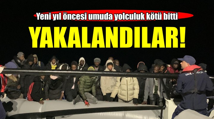 İzmir açıklarında 81 kaçak göçmen yakalandı