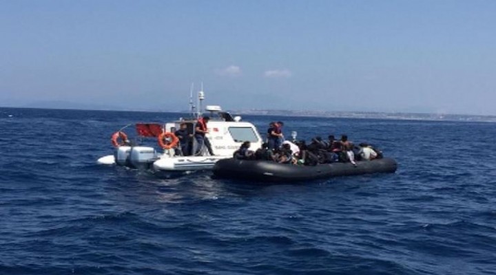İzmir de 105 kaçak göçmen daha