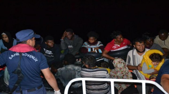 İzmir de 153 kaçak göçmen yakalandı