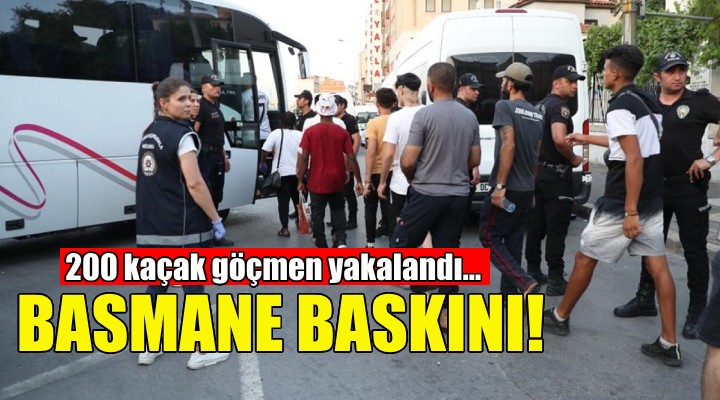 İzmir de 200 kaçak göçmen yakalandı!