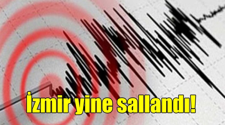 İzmir de 4.2 lik deprem!