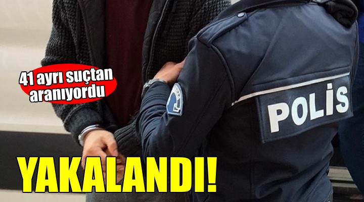 İzmir de 41 ayrı suçtan aranan kişi yakalandı