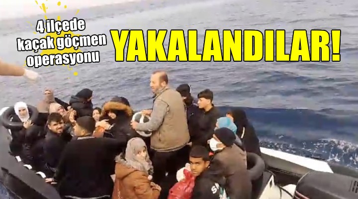 İzmir de 86 kaçak göçmen yakalandı