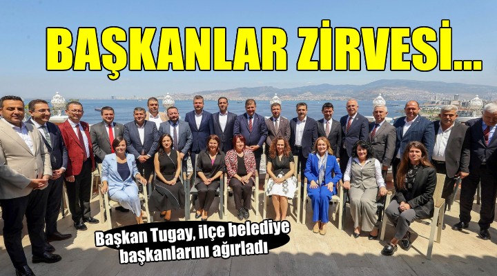 İzmir de CHP li başkanlardan koordinasyon toplantısı...