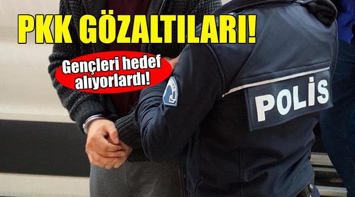 İzmir de PKK gözaltıları!