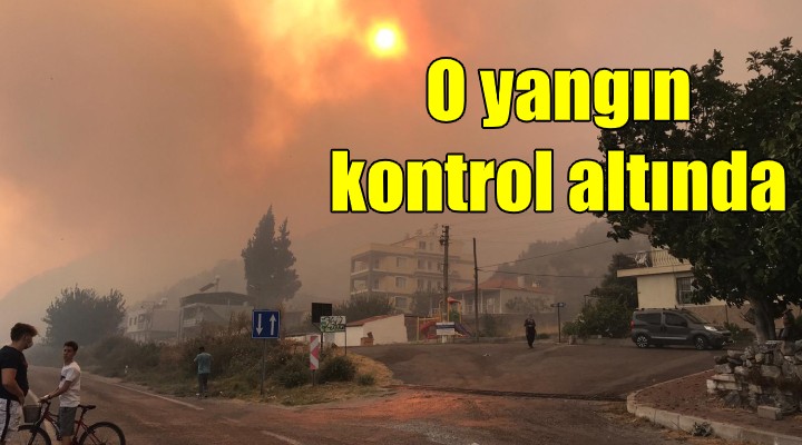 İzmir de başlayıp Balıkesir e sıçrayan yangın söndürüldü