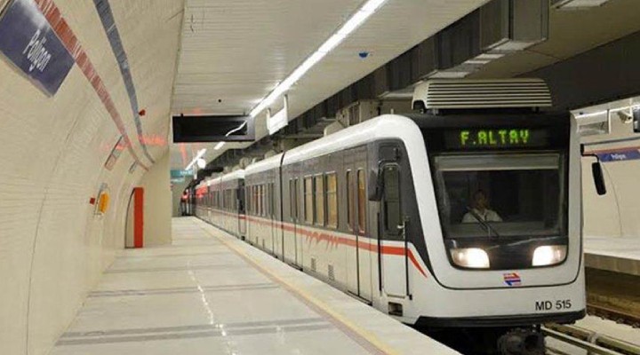 İzmir de metro arızası