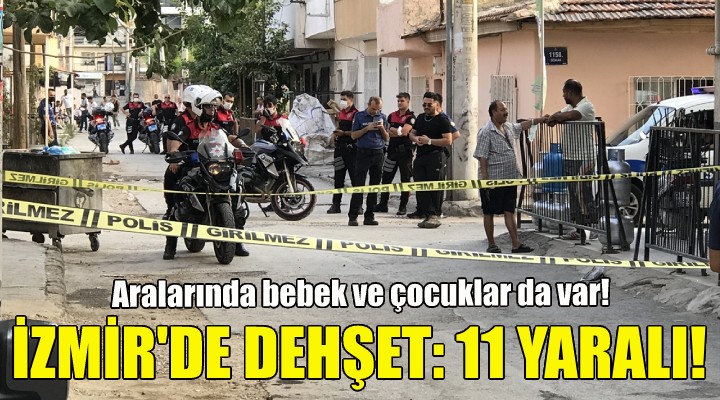 İzmir de dehşet: 12 yaralı!
