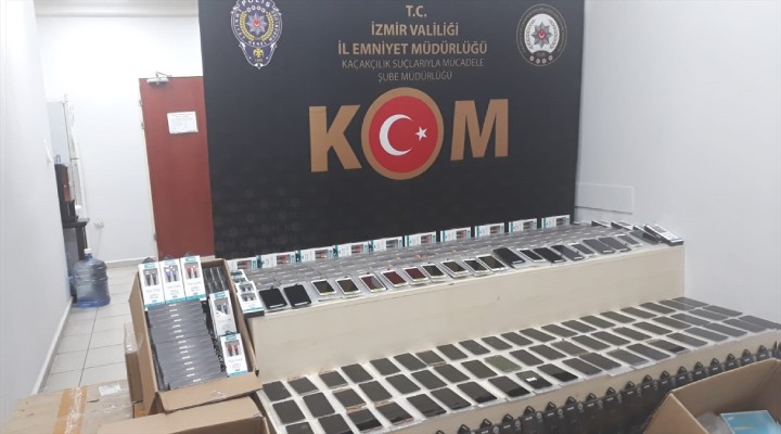 İzmir de kaçakçılık operasyonu