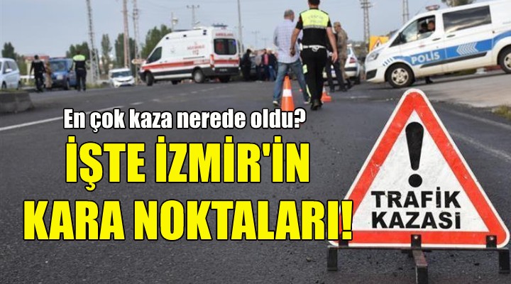 İzmir de en çok kaza nerede oldu?