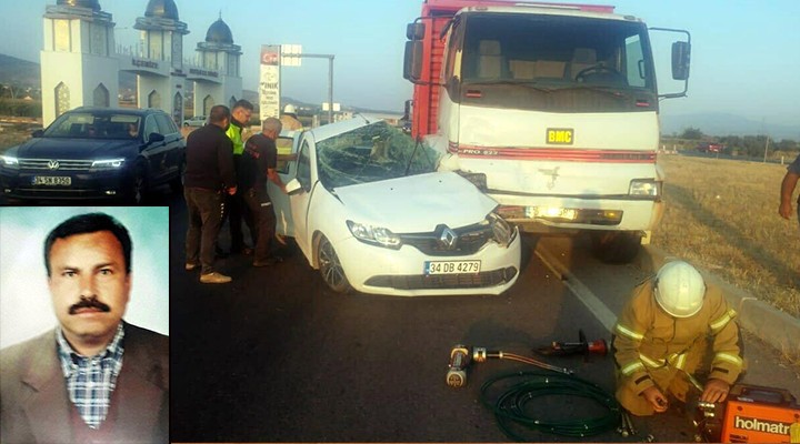 İzmir de feci kaza: 1 ölü, 3 yaralı