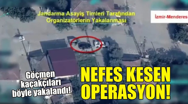 İzmir de göçmen kaçakçılarına operasyon!