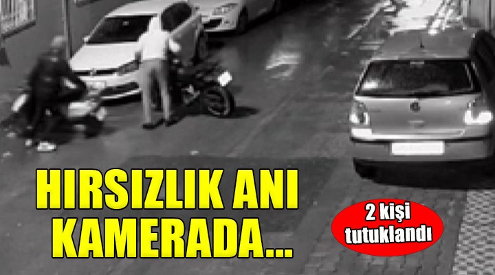 İzmir de motosiklet hırsızları tutuklandı