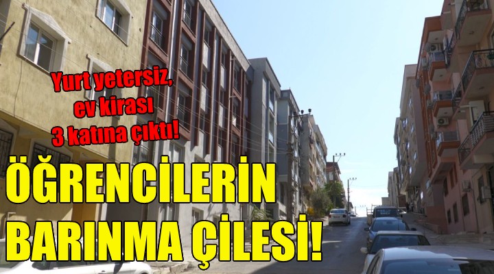 İzmir de öğrencilerin barınma çilesi!