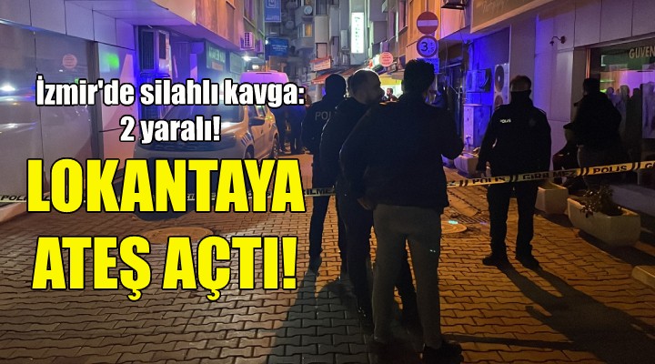 İzmir de silahlı kavga: 2 yaralı!