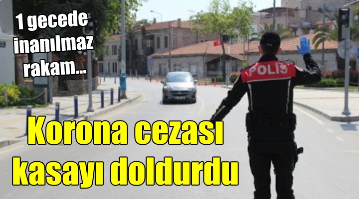 İzmir de sokak kısıtlaması ihlaline milyonluk ceza!