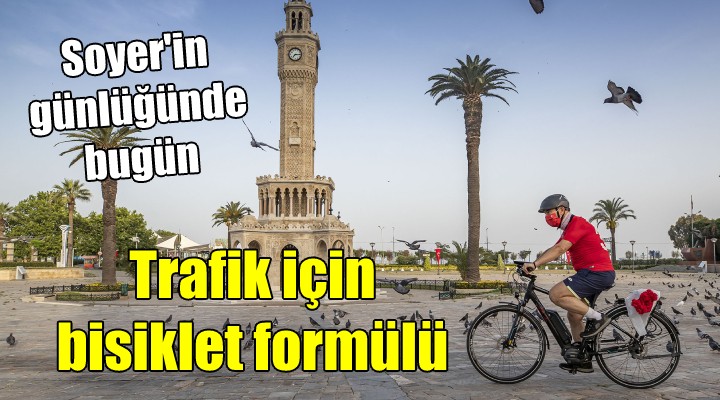 İzmir de trafik için bisiklet formülü...