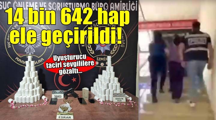 ?zmir'de uyu?turucu ile yakalanan sevgililere gözalt?