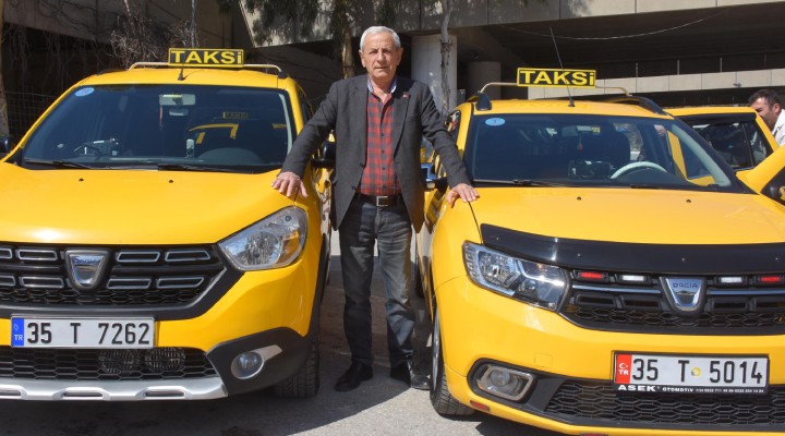 İzmir deki taksilerde koronavirüs önlemi