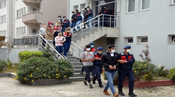 İzmir deki uyuşturucu operasyonunda 18 kişi tutuklandı!