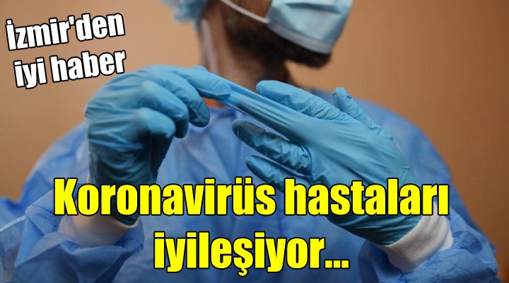 İzmir den iyi haber.. Koronavirüs hastaları iyileşiyor!