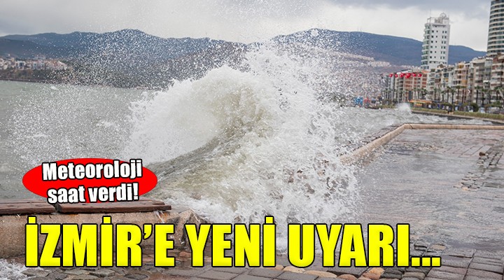 İzmir e gök gürültülü sağanak uyarısı...