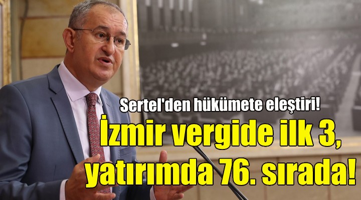 İzmir vergide ilk 3, yatırımda 76. sırada!