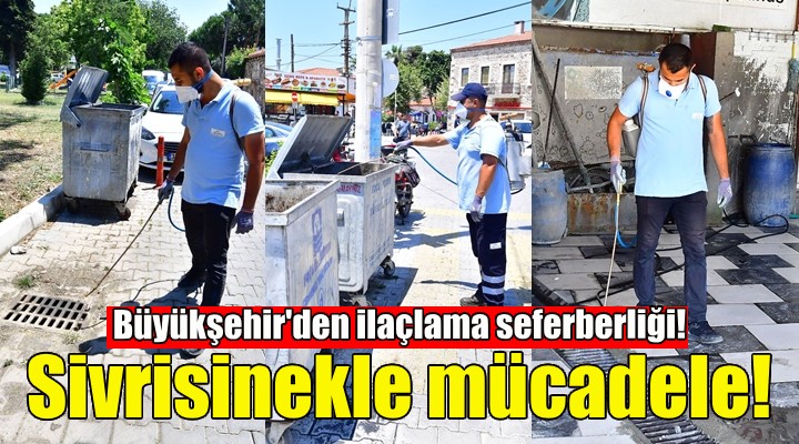İzmir’de sivrisineklere karşı etkin mücadele!