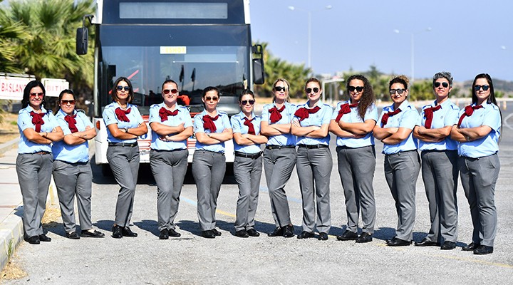 İzmir’in kadın şoförleri