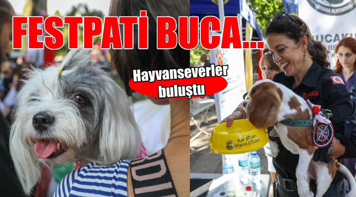 İzmirli hayvan dostları FestPati Buca’da buluştu...