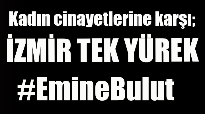 Kadın cinayetlerine karşı İzmir tek yürek...