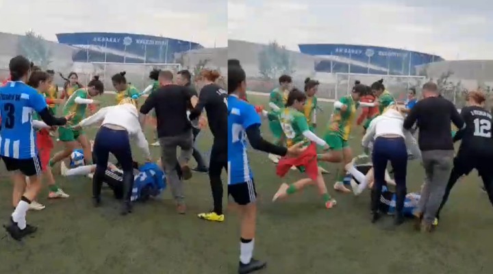 Kadınlar Futbol Ligi nde saha karıştı!