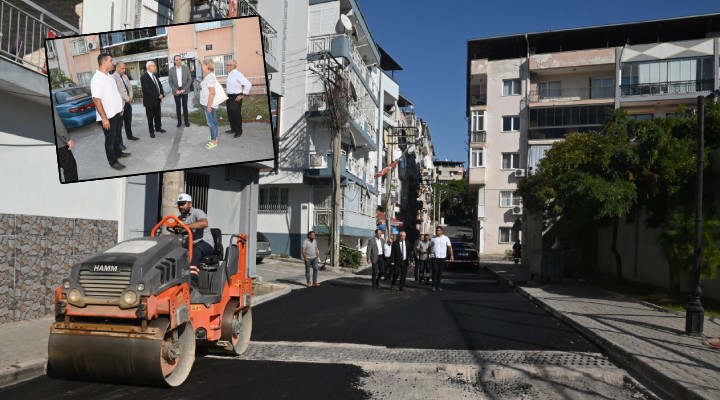 Karabağlar Kazım Karabekir de yoğun asfaltlama...