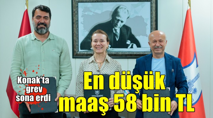 Konak'ta grev sona erdi...