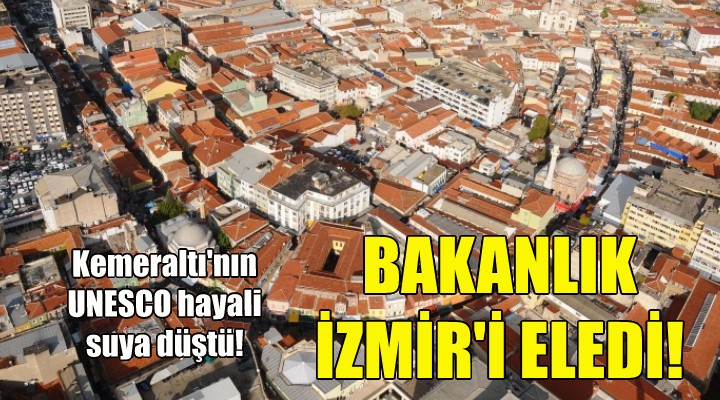 Kültür ve Turizm Bakanlığı, UNESCO Dünya Mirası 2022 adaylığı için İzmir i eledi, Bursa İznik i seçti!
