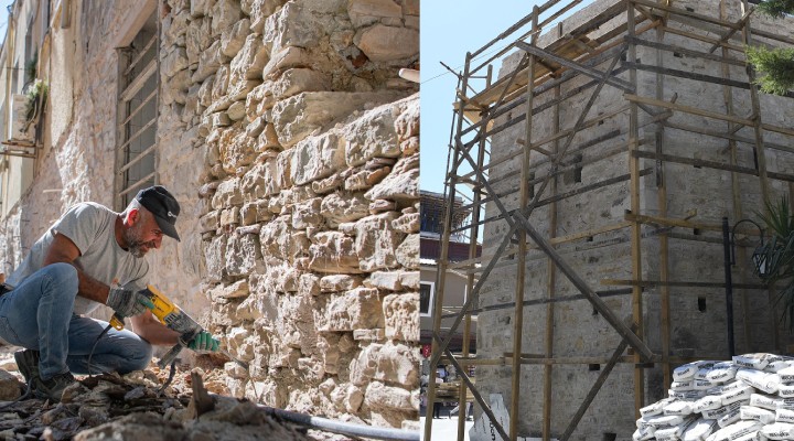 Kuşadası nın sur duvarları restore ediliyor!