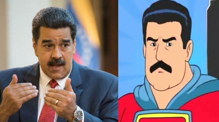 Maduro süper kahraman oldu: Süper Bıyık!