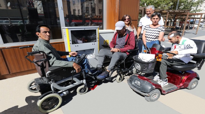 Narlıdere de engelliler için şarj istasyonu