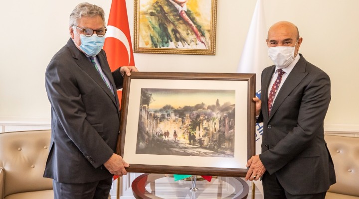 Soyer Brezilya’nın Ankara Büyükelçisi’ni ağırladı!