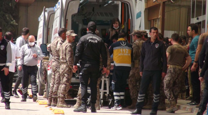 Suriye de havanlı saldırı; 6 polis yaralı!