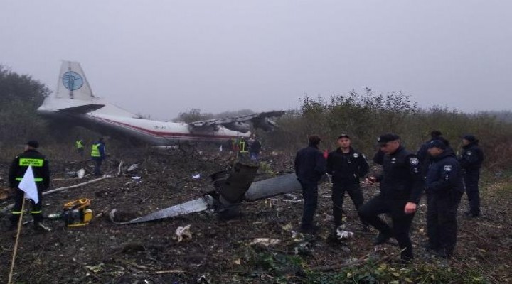 Türkiye ye gelen uçak düştü