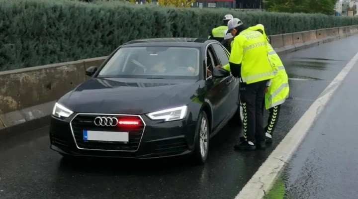 Yerlikaya duyurdu: Yasa d??? çakar kullanan sürücüye 414 bin TL