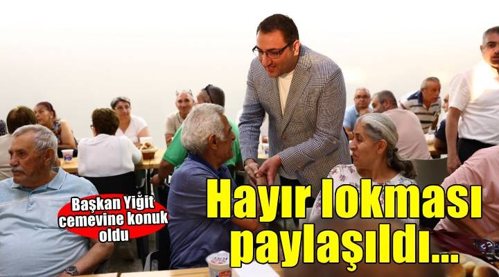 Yiğit, Cemevine konuk oldu, hayır lokmasını paylaştı