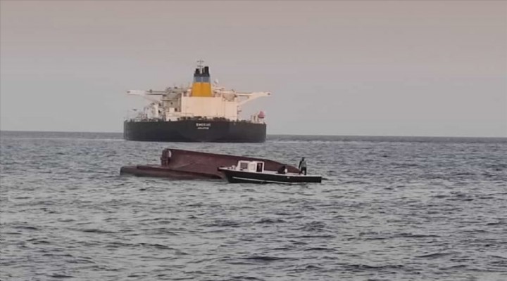 Yunan bayraklı tanker ile Türk balıkçı teknesi çarpıştı